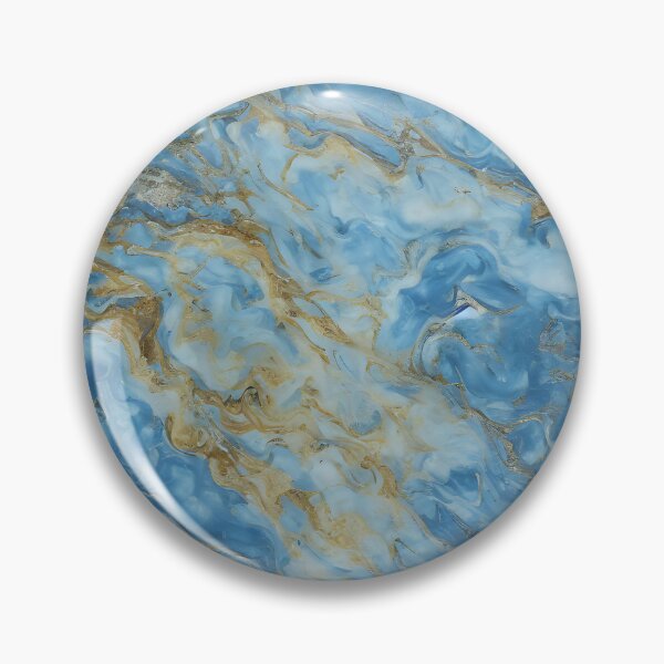 Item preview, GOLD LACE BLUE MARBLE GALAXY - Blue #834534 designed and sold by SmokinShroomz.