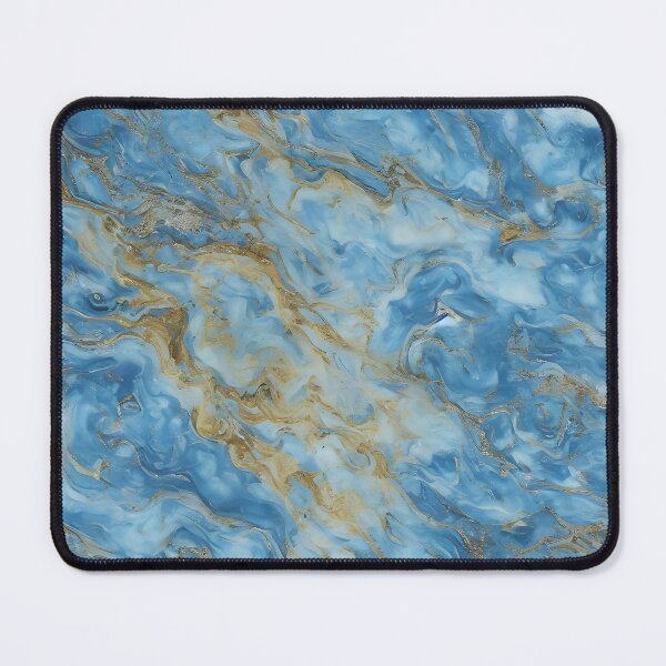 Item preview, GOLD LACE BLUE MARBLE GALAXY - Blue #834534 designed and sold by SmokinShroomz.