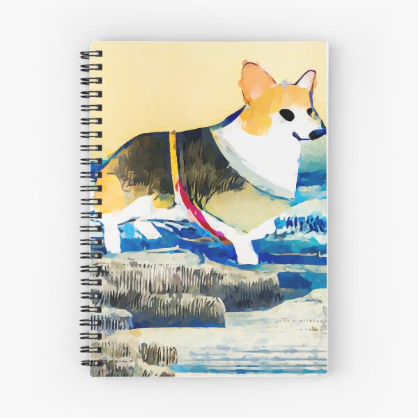 Item preview, Corgi art in japanese style designed and sold by shrolts.