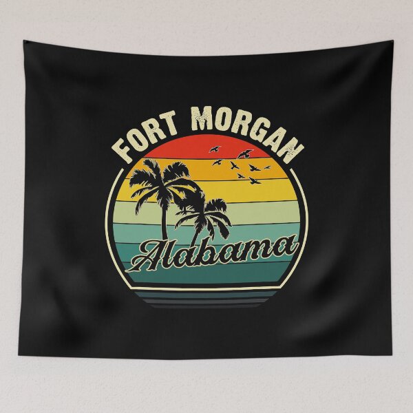 Item preview, Vintage Fort Morgan Beach Alabama Summer Vacation Sunset designed and sold by JackSadowski.
