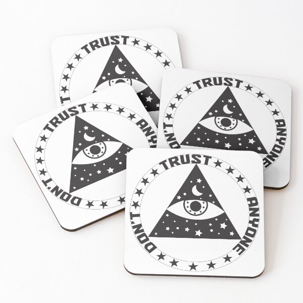 Item preview, Dont Trust Anyone Hoodie T-Shirts Pyramid Illuminati Eye Women Men designed and sold by Mannoucha ⭐⭐⭐⭐⭐ ( 1,978 reviews ).