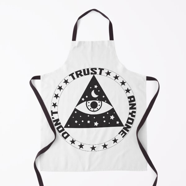Item preview, Dont Trust Anyone Hoodie T-Shirts Pyramid Illuminati Eye Women Men designed and sold by Mannoucha ⭐⭐⭐⭐⭐ ( 1,978 reviews ).