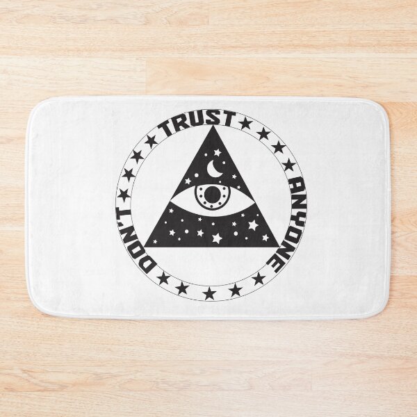 Item preview, Dont Trust Anyone Hoodie T-Shirts Pyramid Illuminati Eye Women Men designed and sold by Mannoucha ⭐⭐⭐⭐⭐ ( 1,978 reviews ).