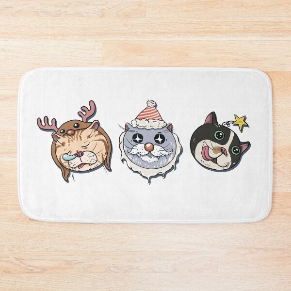 Item preview, Merry Xmas Three Cats designed and sold by Elison-Dad.