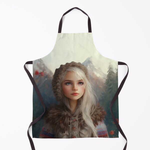Item preview, A girl in a winter forest designed and sold by fuzzyfox.