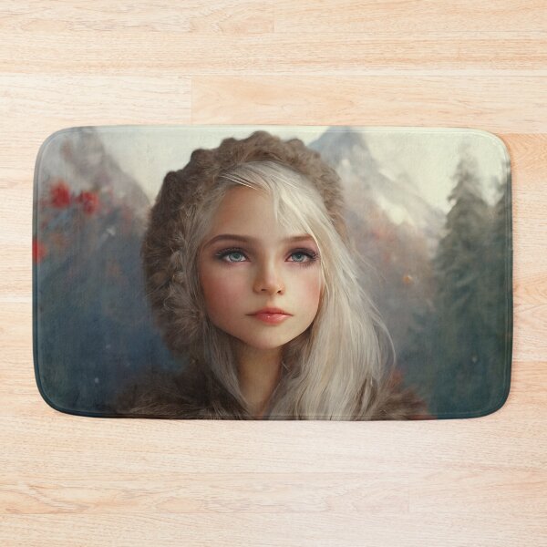 Item preview, A girl in a winter forest designed and sold by fuzzyfox.
