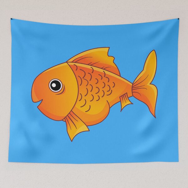 Item preview, Goldfish Cartoon designed and sold by ShexxarDesigns.