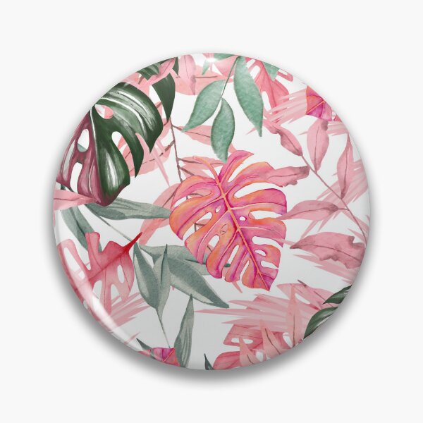 Item preview, Pink Monstera Pattern designed and sold by Lylabean22.