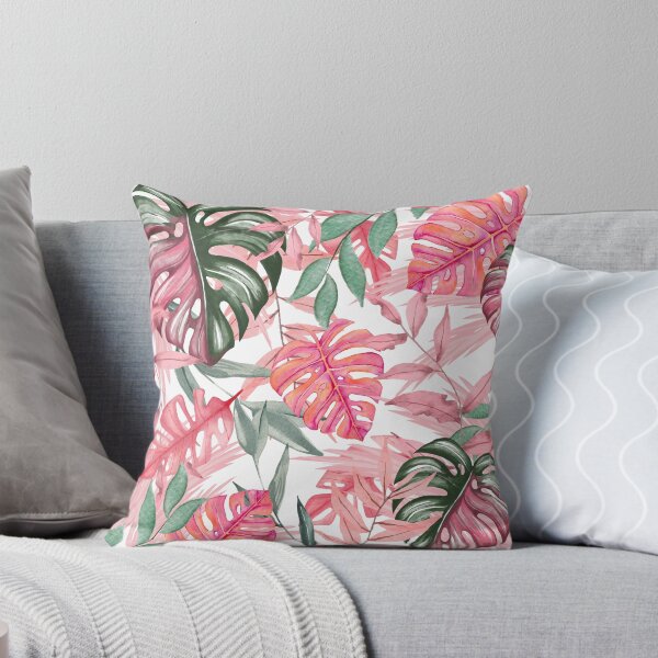 Item preview, Pink Monstera Pattern designed and sold by Lylabean22.