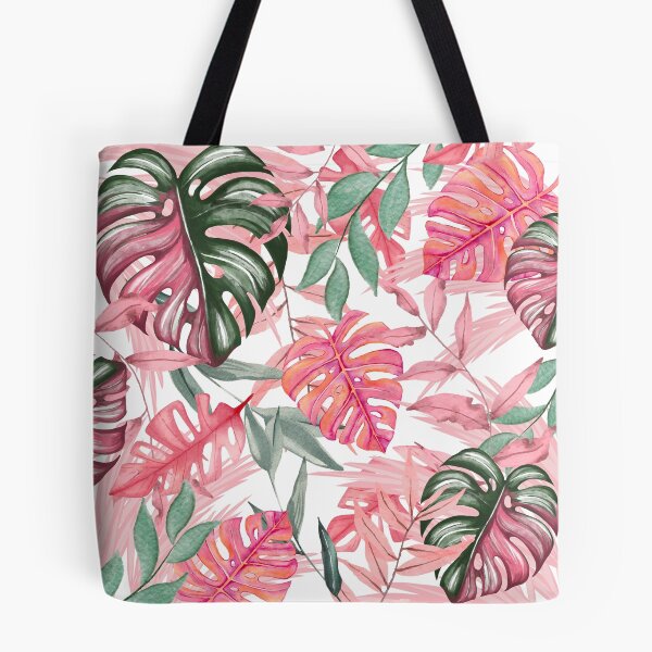 Item preview, Pink Monstera Pattern designed and sold by Lylabean22.