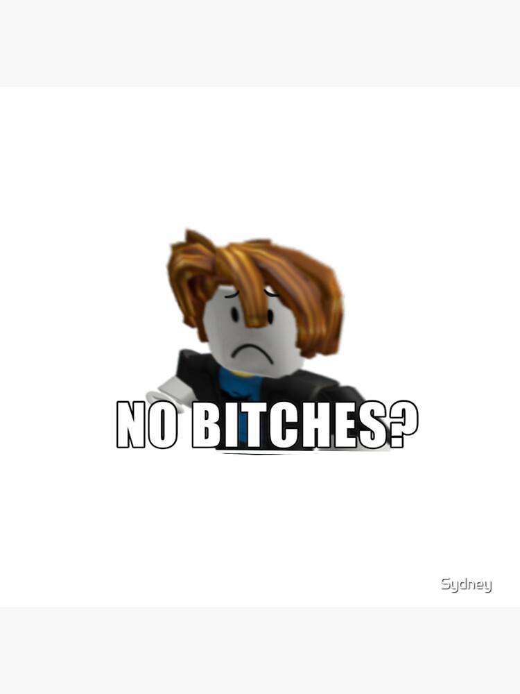 No Bitches Roblox Noob | Pin