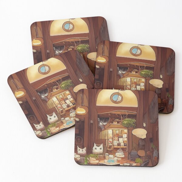 Item preview, Cozy Cat Cafe designed and sold by rudekitten.