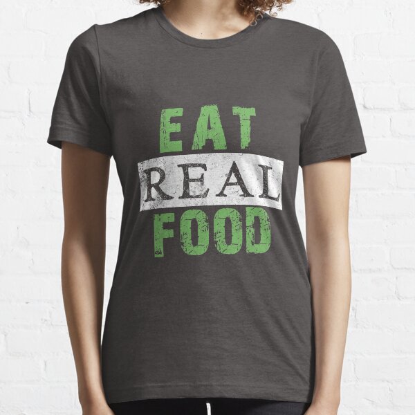 Item preview, Eat Real Food designed and sold by UnderZenith.