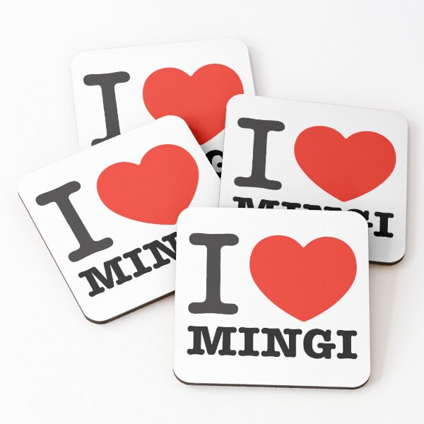Item preview, I love Ateez Mingi text typography heart | Morcaworks designed and sold by Morcawork.