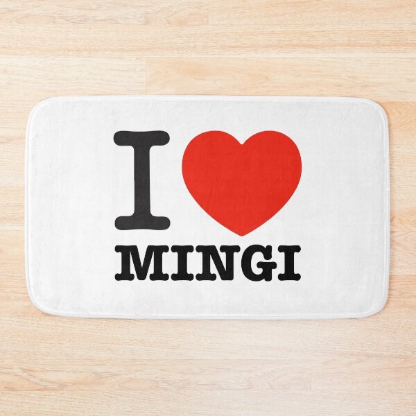Item preview, I love Ateez Mingi text typography heart | Morcaworks designed and sold by Morcawork.