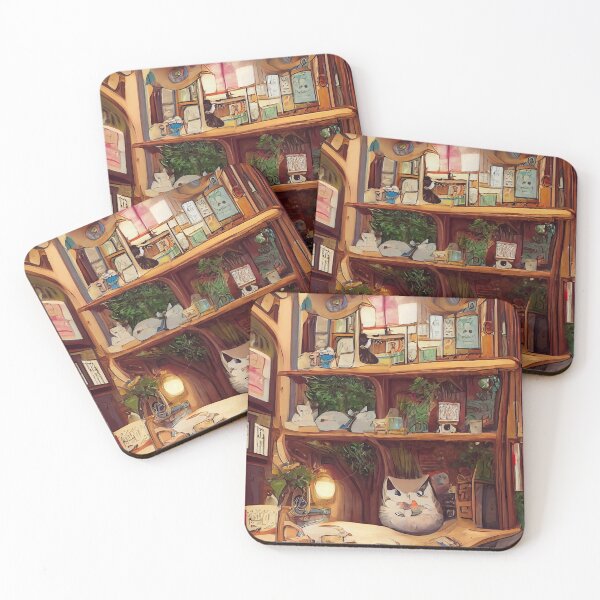 Item preview, Cozy Cat Cafe designed and sold by rudekitten.