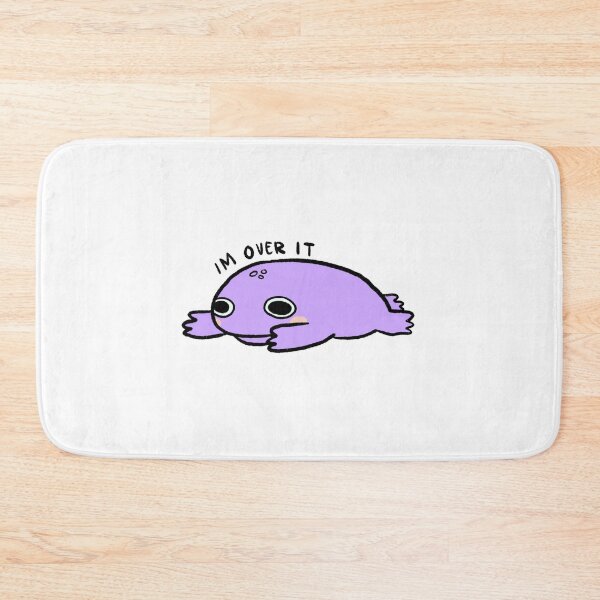Item preview, IM OVER IT | Pretty Purple Frog  designed and sold by iristocat.