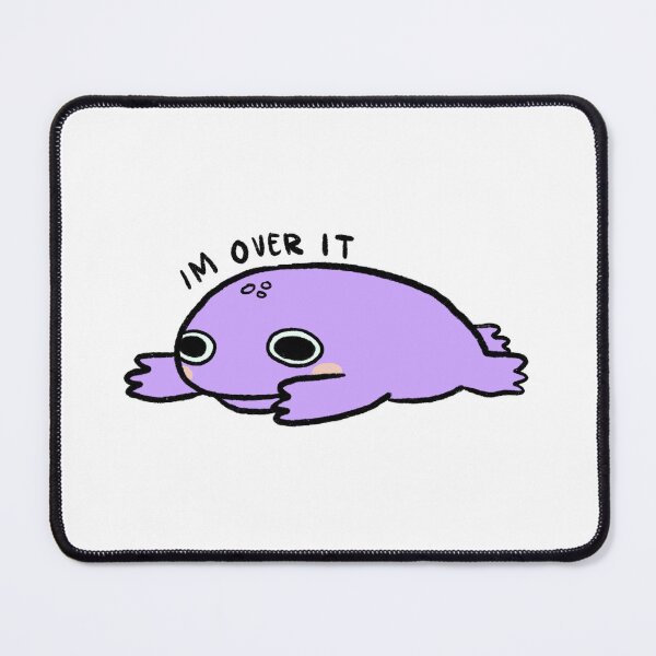 Item preview, IM OVER IT | Pretty Purple Frog designed and sold by iristocat.