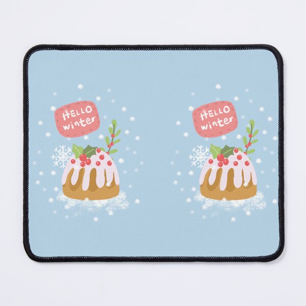Item preview, Christmas dessert illustration designed and sold by pinkyfish1010.