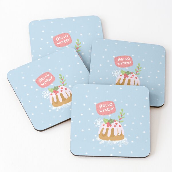 Item preview, Christmas dessert illustration designed and sold by pinkyfish1010.