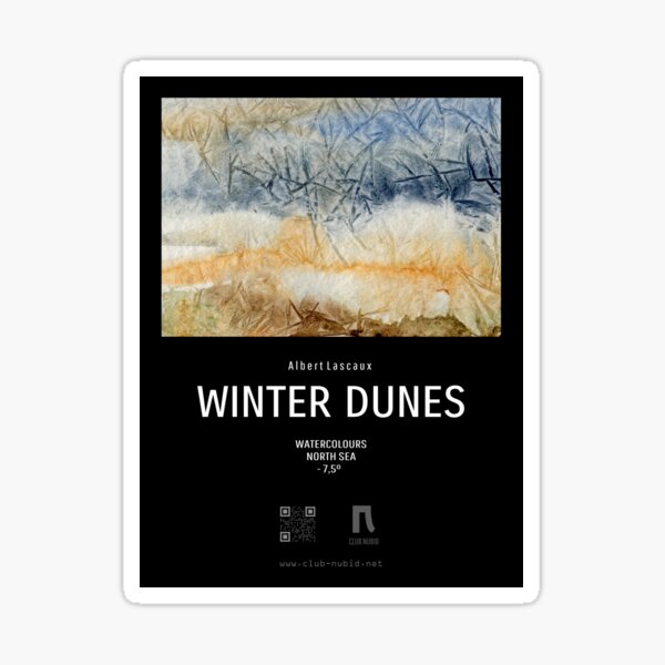 WINTER DUNES 03 Sticker