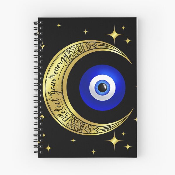 Item preview, Crescent moon and evil eye designed and sold by PMDesigns222.
