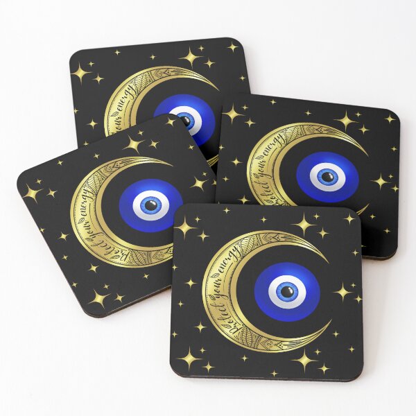 Item preview, Crescent moon and evil eye designed and sold by PMDesigns222.