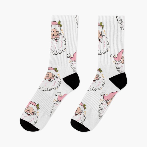 Item preview, Retro Pink Santa Claus Cristmas designed and sold by ABZDesigner.