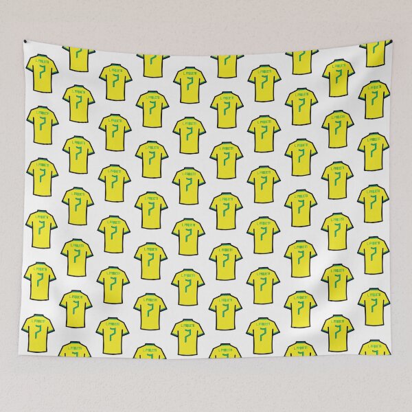Item preview, Paqueta #7 BRZ Yellow Blue Green 22 Football Jersey designed and sold by Millustgfx.