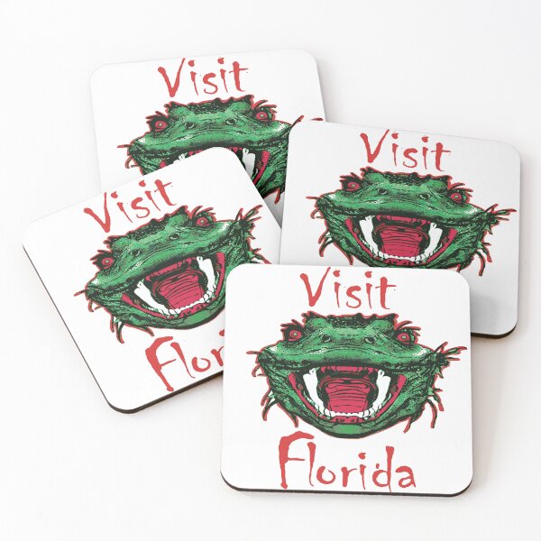 Item preview, Funny Florida Design Visit Florida Sarcastic Ugly Alligator Mascot designed and sold by pelagio.