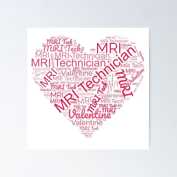 Item preview, MRI Tech valentine days heart shape  designed and sold by Designs24U.
