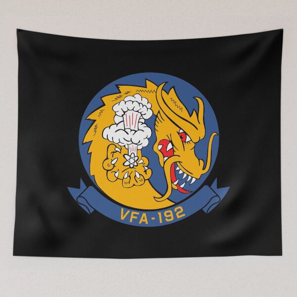 Item preview, Escuadrón de caza de ataque USN VFA-192 - Etiquetado - Estilo limpio designed and sold by pzd501.