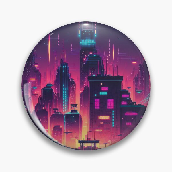 Item preview, Vaporwave Retro Future Purple Pink City designed and sold by trajeado14.