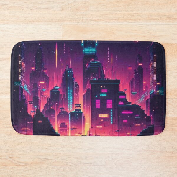 Item preview, Vaporwave Retro Future Purple Pink City designed and sold by trajeado14.