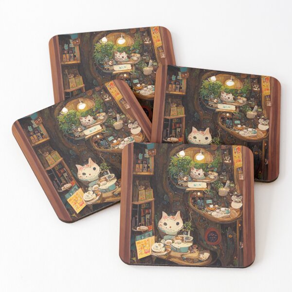 Item preview, Cozy Cat Cafe designed and sold by rudekitten.