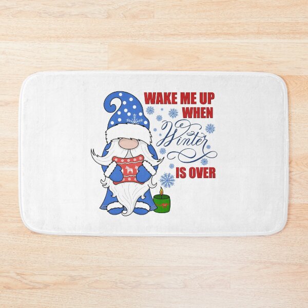 Item preview, Wake Me Up When Winter Is Over Snow Gnome  designed and sold by Gsallicat.