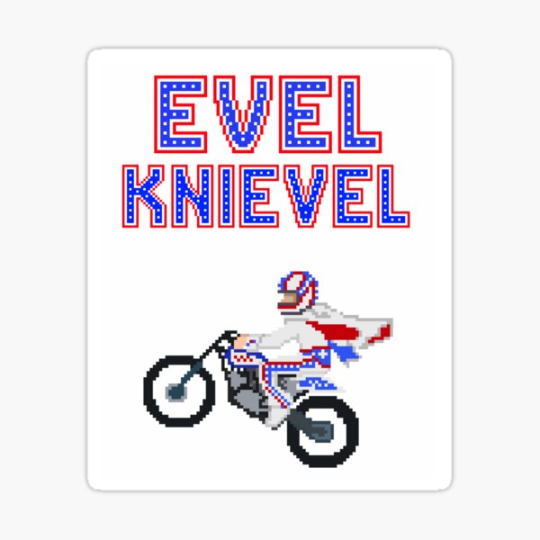 70s Motorcycle Daredevil Sticker for Sale by tommysnider