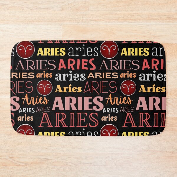 Item preview, Aries All-Over Red Pattern designed and sold by Hellofriendco.