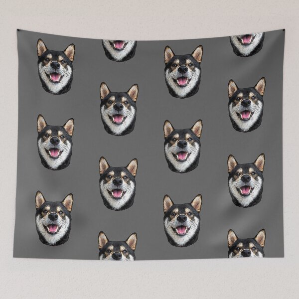 Item preview, Shiba Inu Black and Tan designed and sold by ElegantCat.