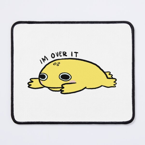 Item preview, IM OVER IT! | Cute butter yellow frog designed and sold by iristocat.