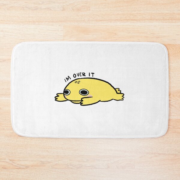 Item preview, IM OVER IT! | Cute butter yellow frog designed and sold by iristocat.