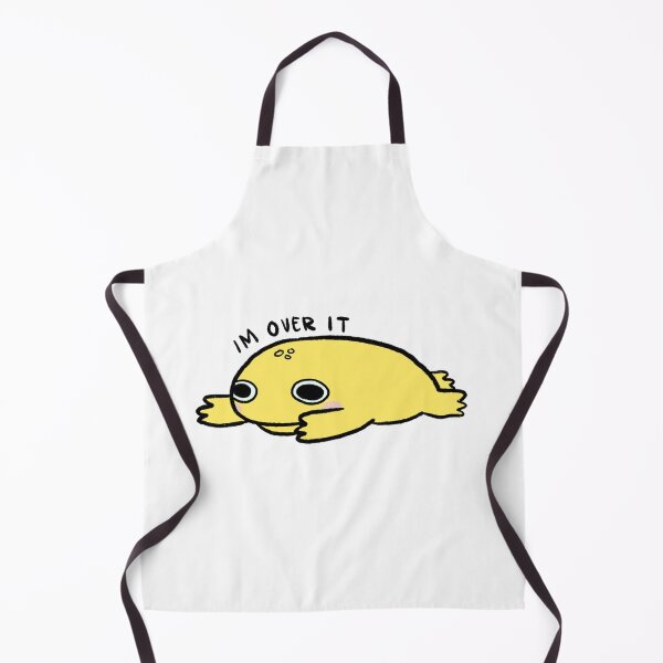 Item preview, IM OVER IT! | Cute butter yellow frog designed and sold by iristocat.