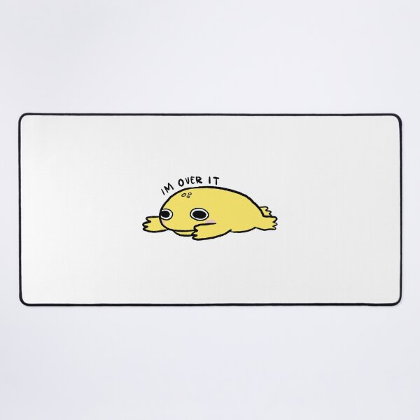 Item preview, IM OVER IT! | Cute butter yellow frog designed and sold by iristocat.