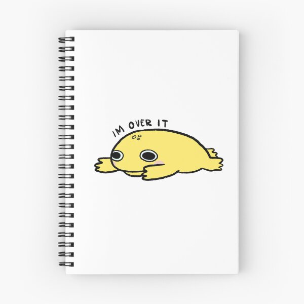 Item preview, IM OVER IT! | Cute butter yellow frog designed and sold by iristocat.
