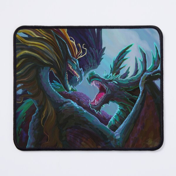 Item preview, Fighting Dragons designed and sold by Haunted Nest.