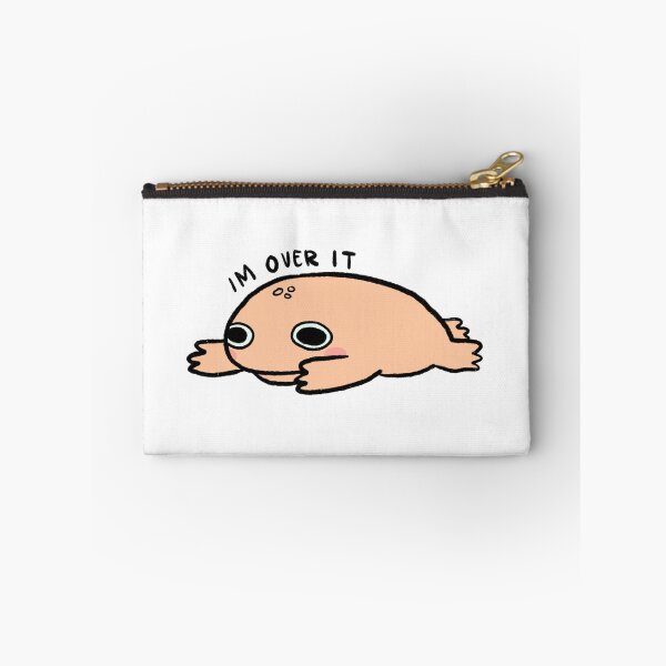 Item preview, IM OVER IT! | Cute peachy orange frog designed and sold by iristocat.