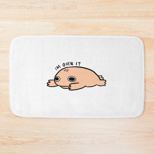Item preview, IM OVER IT! | Cute peachy orange frog designed and sold by iristocat.
