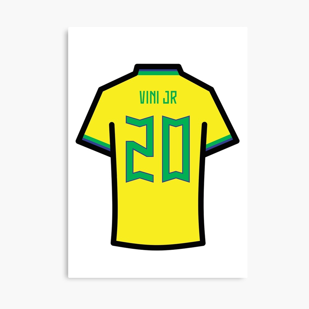 Brazil soccer shirt icon outline style Royalty Free Vector