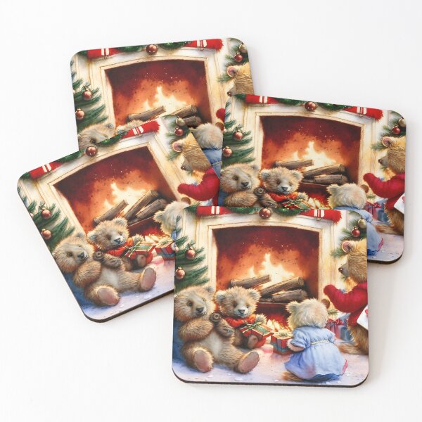 Item preview, Teddy Bear Family Christmas designed and sold by DreamyEscapism.