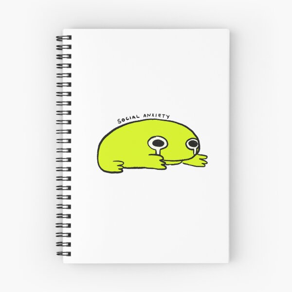 Item preview, Social Anxiety | Bright Green Frog  designed and sold by iristocat.